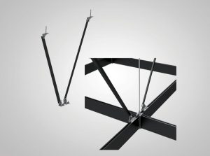 HVT-VB vertikalus sujungimas, laisvai reguliuojamas išilgai profilio